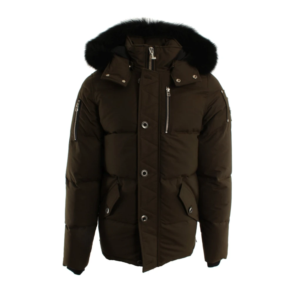 Moose Knuckles Men's Green Down Jackets, S, 3Q Jacket