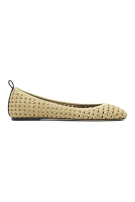 The Crochet Lace Up Ballerina