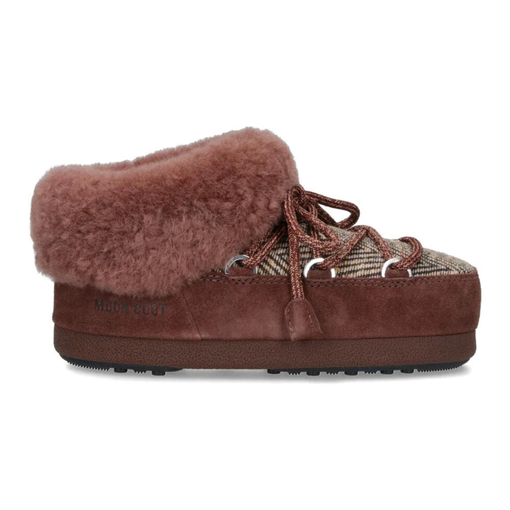 Moon Boot Women's Brown Evx Chalet Mule - Winter Boots - 2 Uk - Shoes
