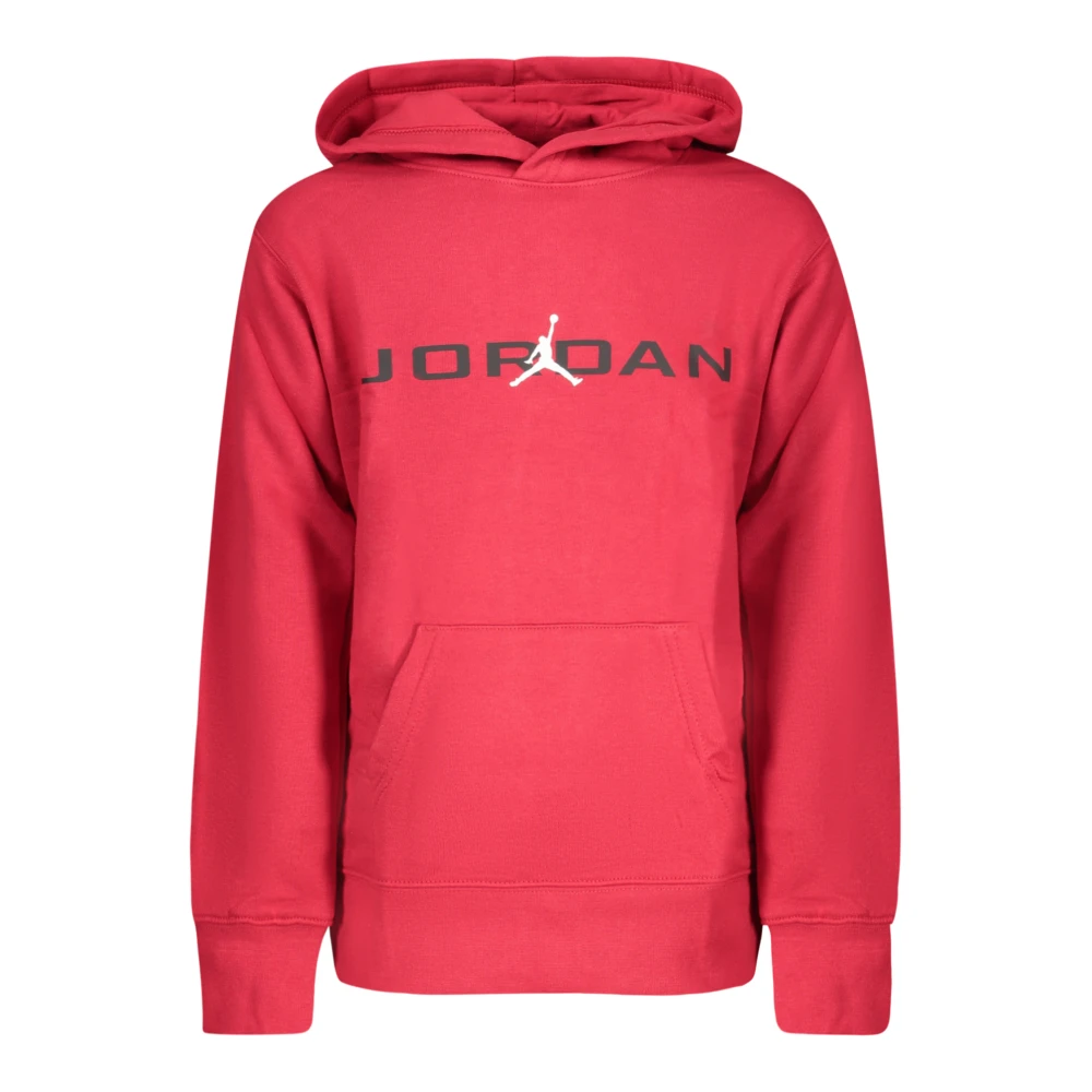 Jordan Unisex Kids Red Kids Sweatshirts, 10 Y, Baseline Hoodie