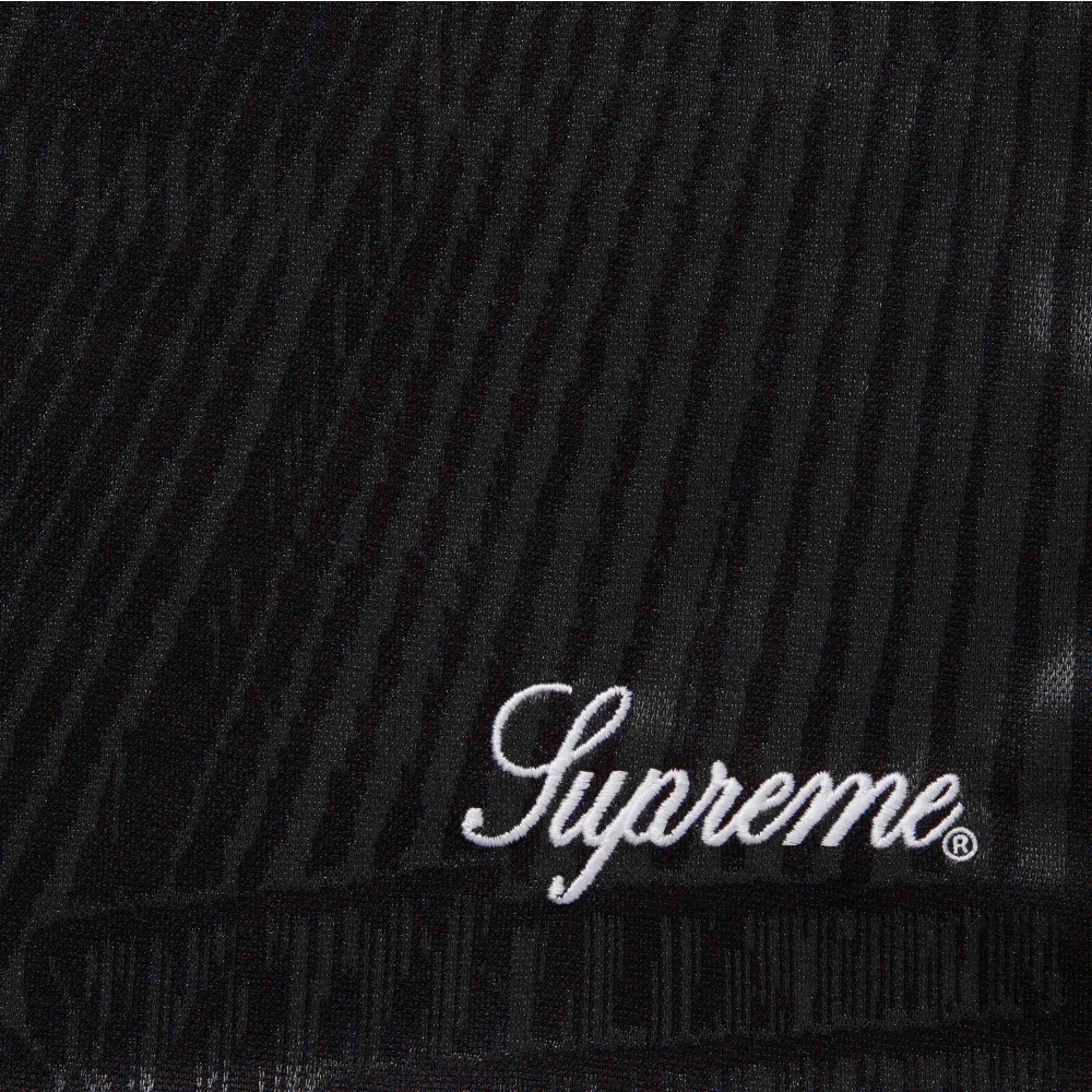 Supreme Zwarte Voetbalshorts Black Heren