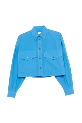 Cropped Utility Skjorta Jacka
