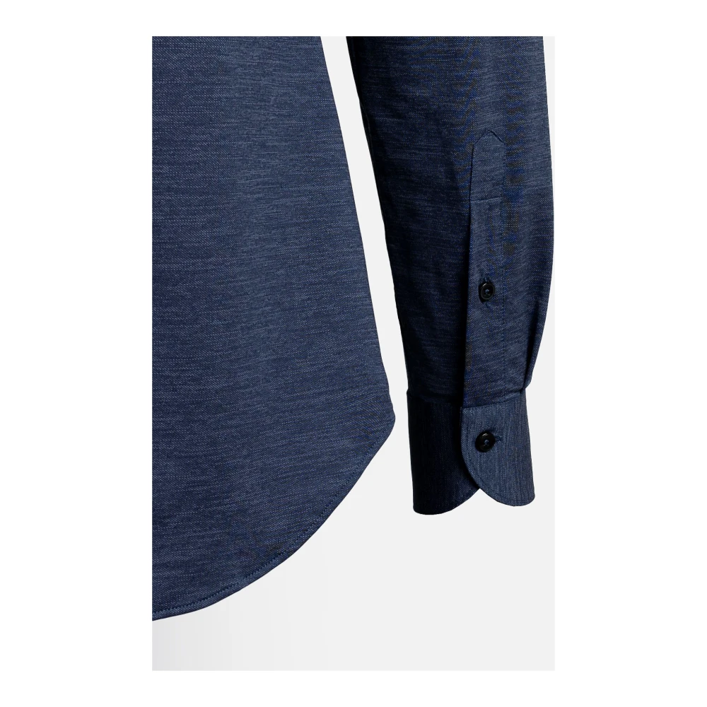 Xacus Blauw Overhemd Klassieke Stijl Blue Heren