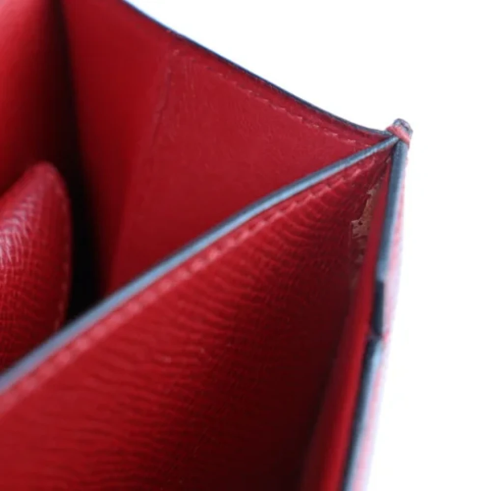 Hermès Vintage Pre-owned Fabric clutches Red Dames