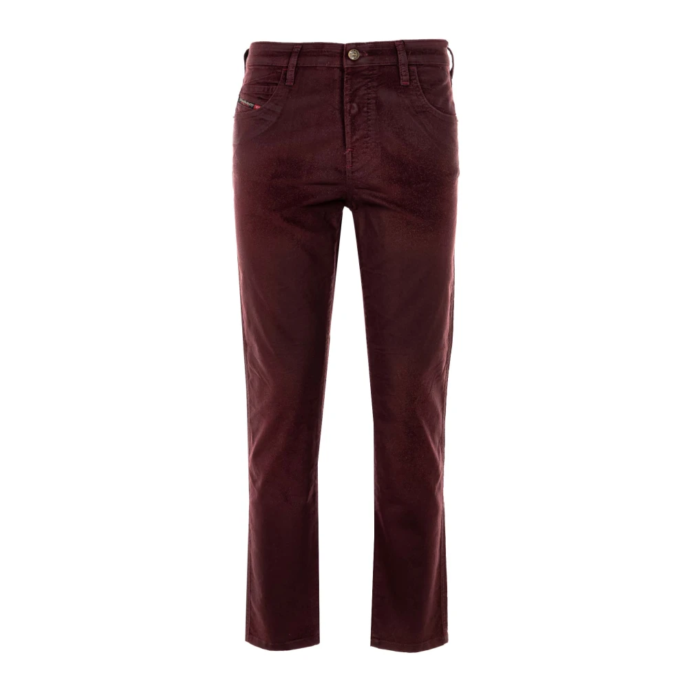 Diesel Rode denim jeans voor dames Red Dames
