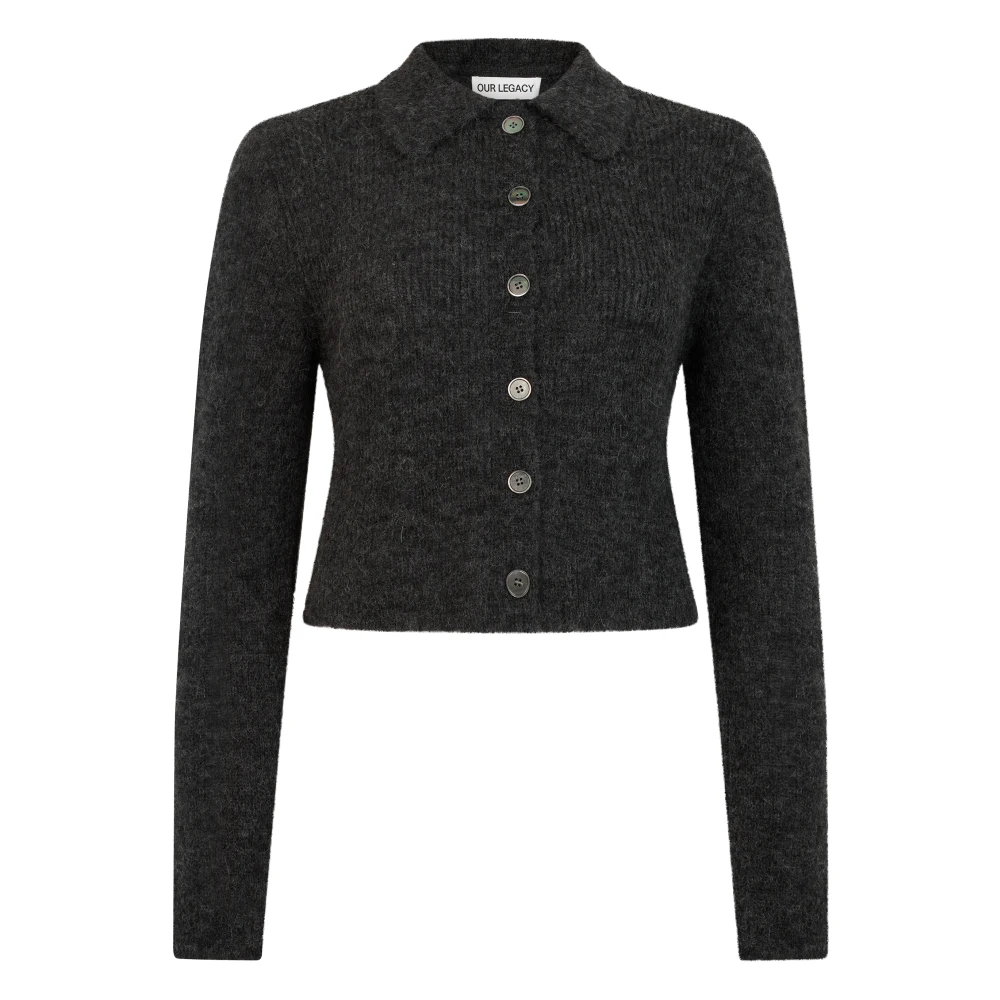 Our Legacy , Cardigans, Female, Gray, M, Mazzy Polo