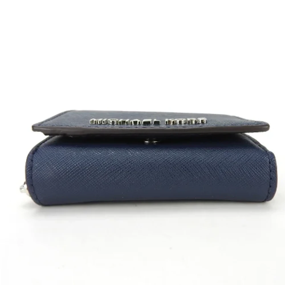 Michael Kors Pre-owned Leather wallets Blue Dames