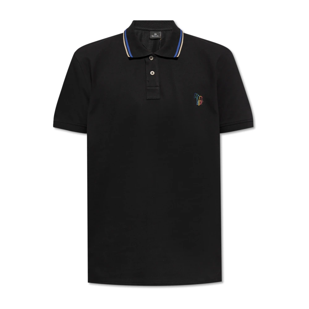 PS By Paul Smith Polo Shirts Black Heren