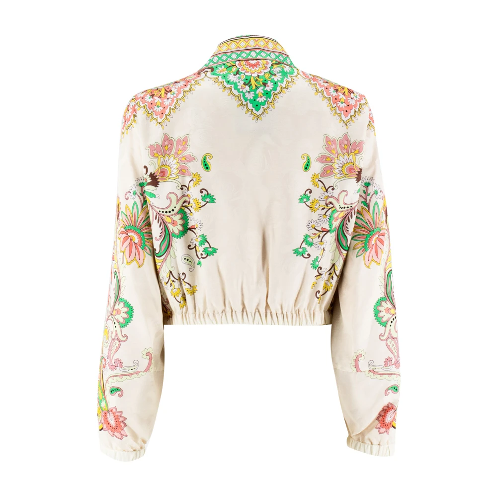 ETRO Lente Jacquard Cropped Jack Multicolor Dames