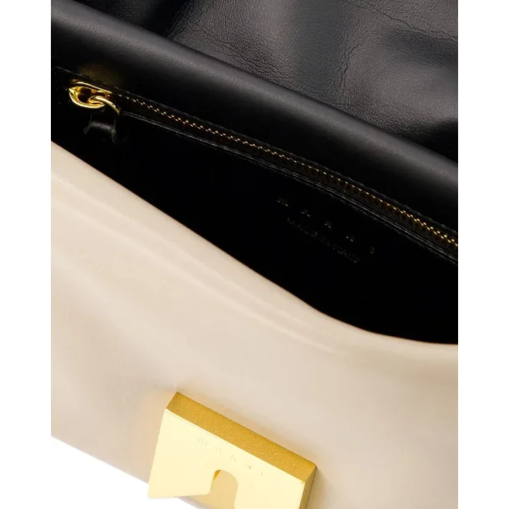 Marni Leather shoulder-bags Beige Dames