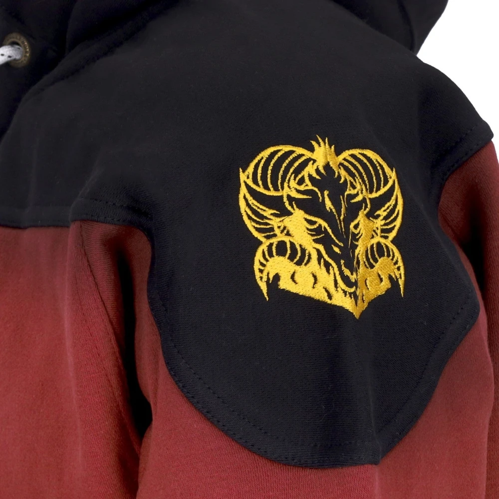 Dolly Noire Klassieke Hockey Hoodie Bordeaux Multicolor Heren