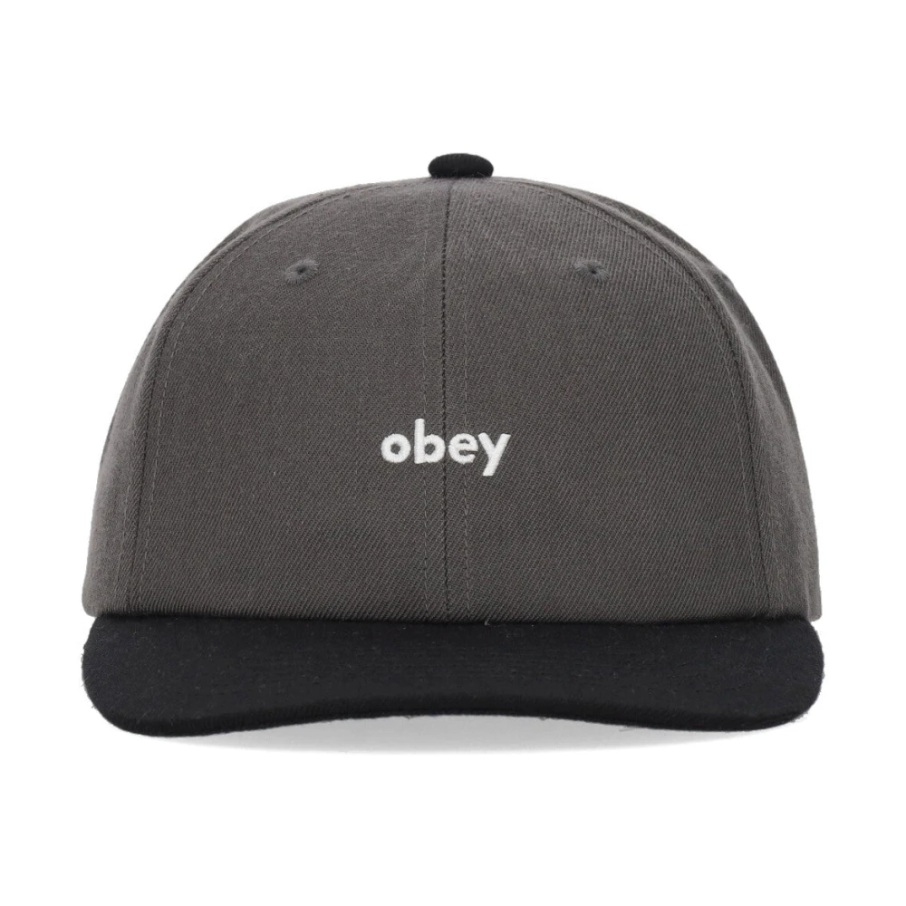 Obey Gebogen Klep Snapback Pet Donkergrijs Gray Heren