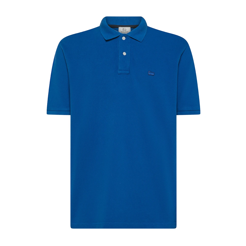 Woolrich Blauwe T-shirts en Polos Blue Heren