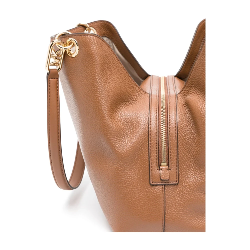 Michael Kors Bruine Logo Tote Bag Beige Dames