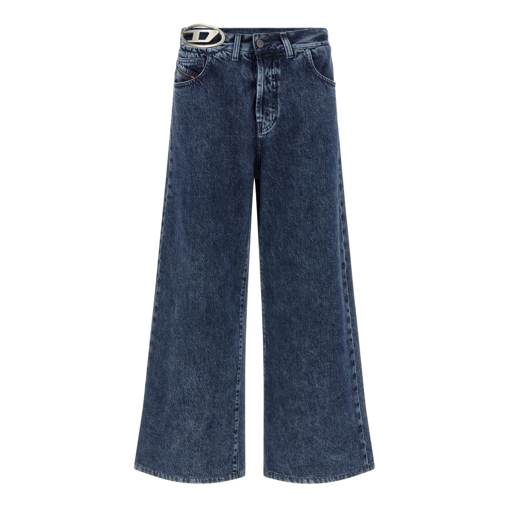 Diesel Women's Blue Wide Jeans, W24, 1996 D-Sire-S4 Jeans