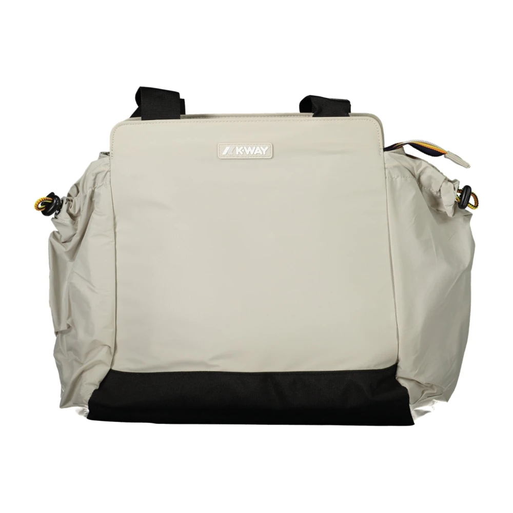 K-way Lichtgewicht schoudertas met ritssluiting Beige Unisex
