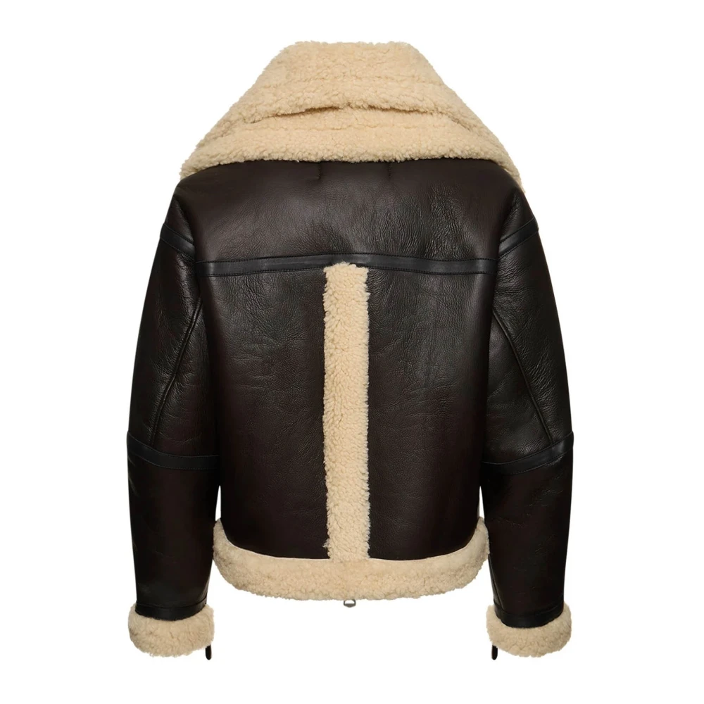 Mackage Shearling Jas Brown Heren