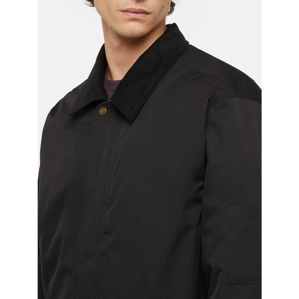 Dickies Zwarte Jassen voor Mannen Black Heren