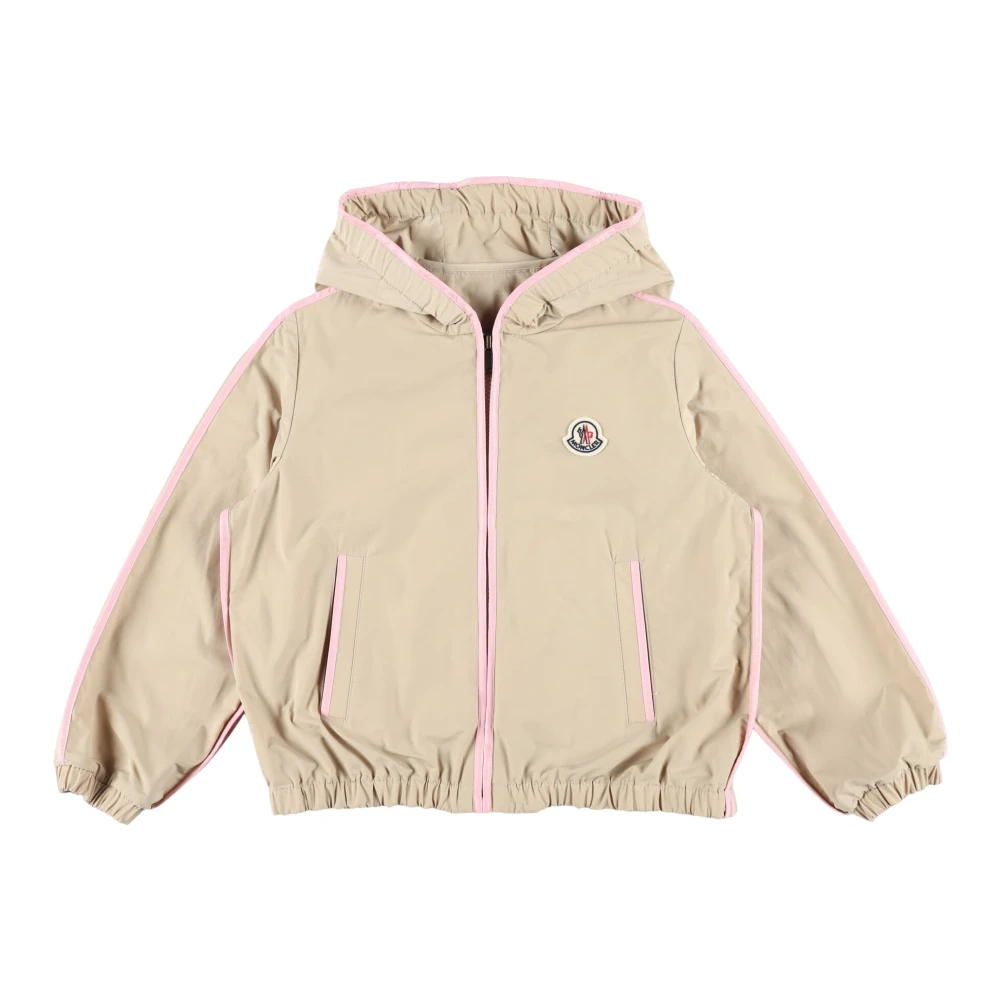 Moncler Beige Light Jackets, Unisex, 8 Y, Sarracenia Jacket