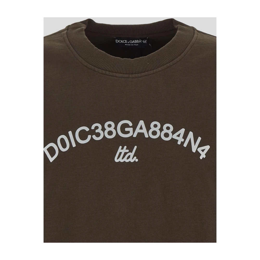 Dolce & Gabbana Sweatshirts Brown Heren