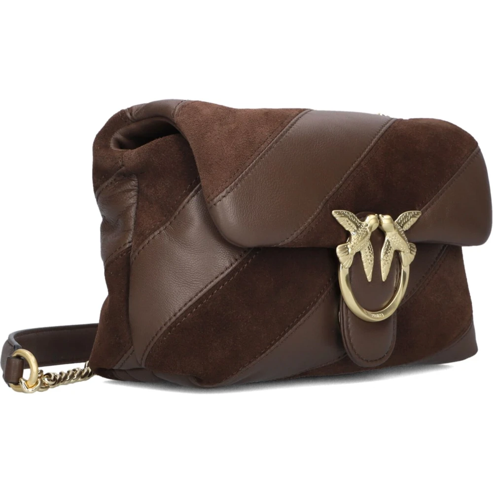 Pinko Women's Brown Love Puff Mini Shoulder Bag