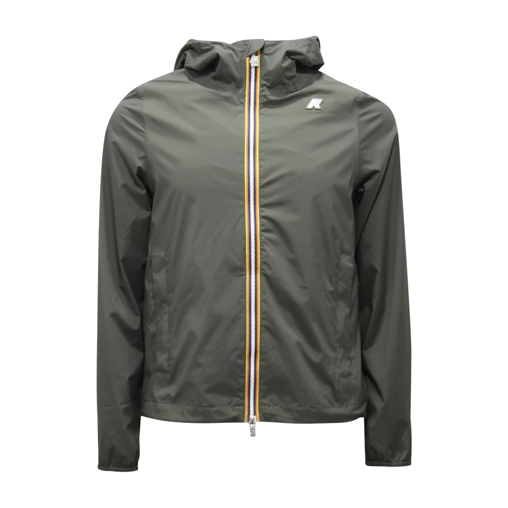 K-Way Men's Green Jack Stretch Nylon Jersey