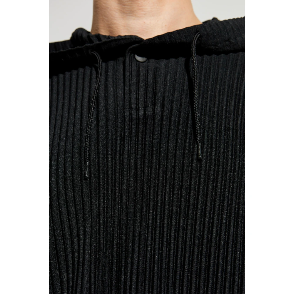 Issey Miyake Geplooide sweatshirt van Homme Plisse Black Heren