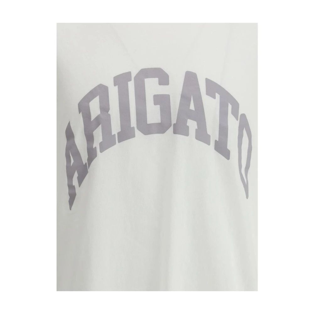 Axel Arigato Iconische handtekeningprint katoenen T-shirt White Heren