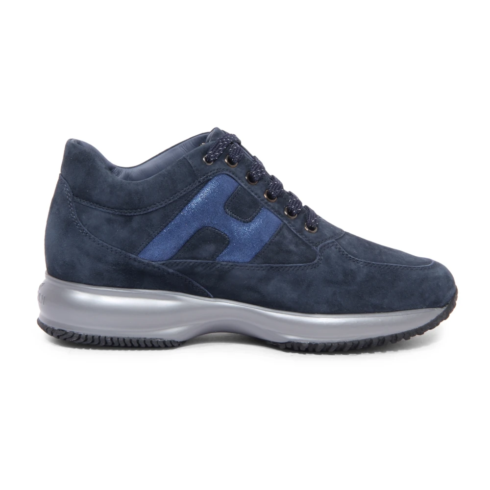 Hogan Men's Blue Interactive Split Sneakers Night Style