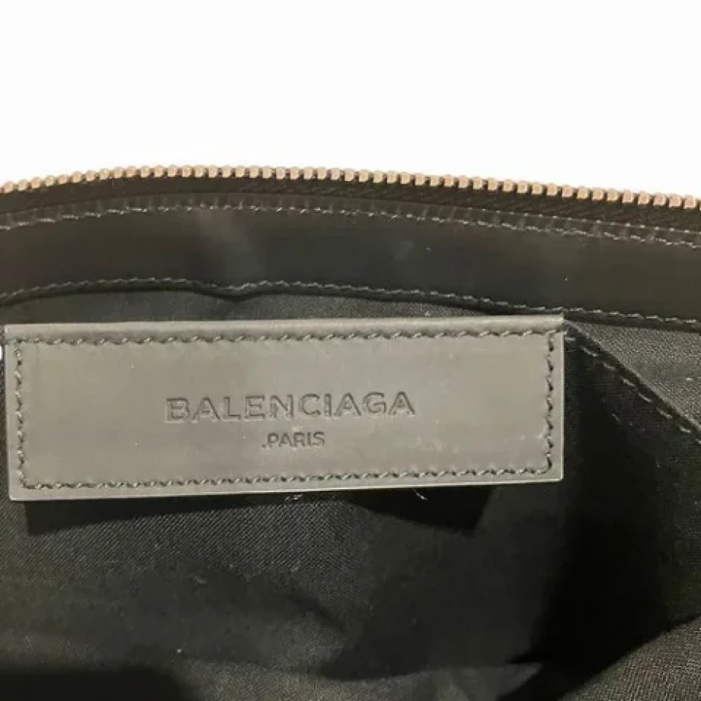 Balenciaga Vintage Pre-owned Canvas clutches Beige Dames