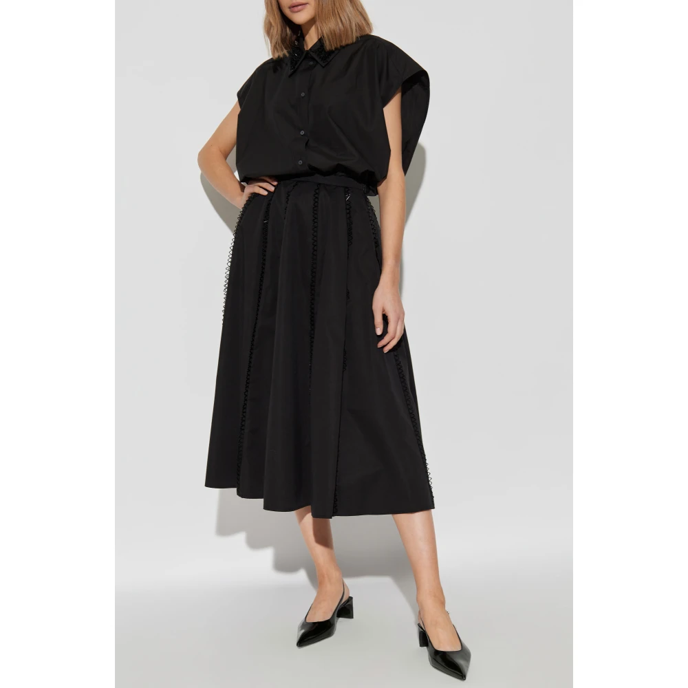 Fabiana Filippi Katoenen rok Black Dames