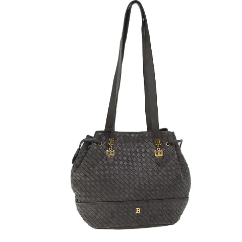 Bally Pre-owned Leather shoulder-bags Gray Dames