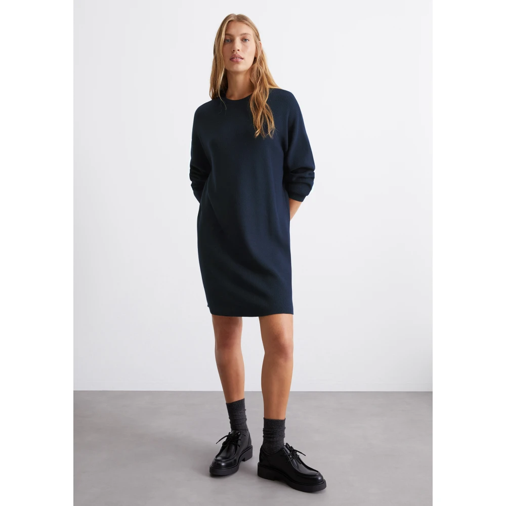 Marc O'Polo Gebreide jurk oversized Gray Dames