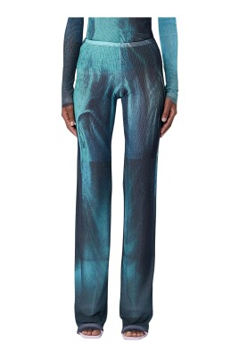 water-print-mesh-pants