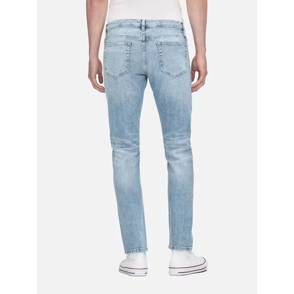 Frame Slim Straight Leg Jeans Blue Heren