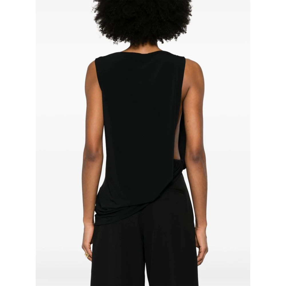 Jacquemus Zwarte Elegante Top voor Vrouwen Black Dames