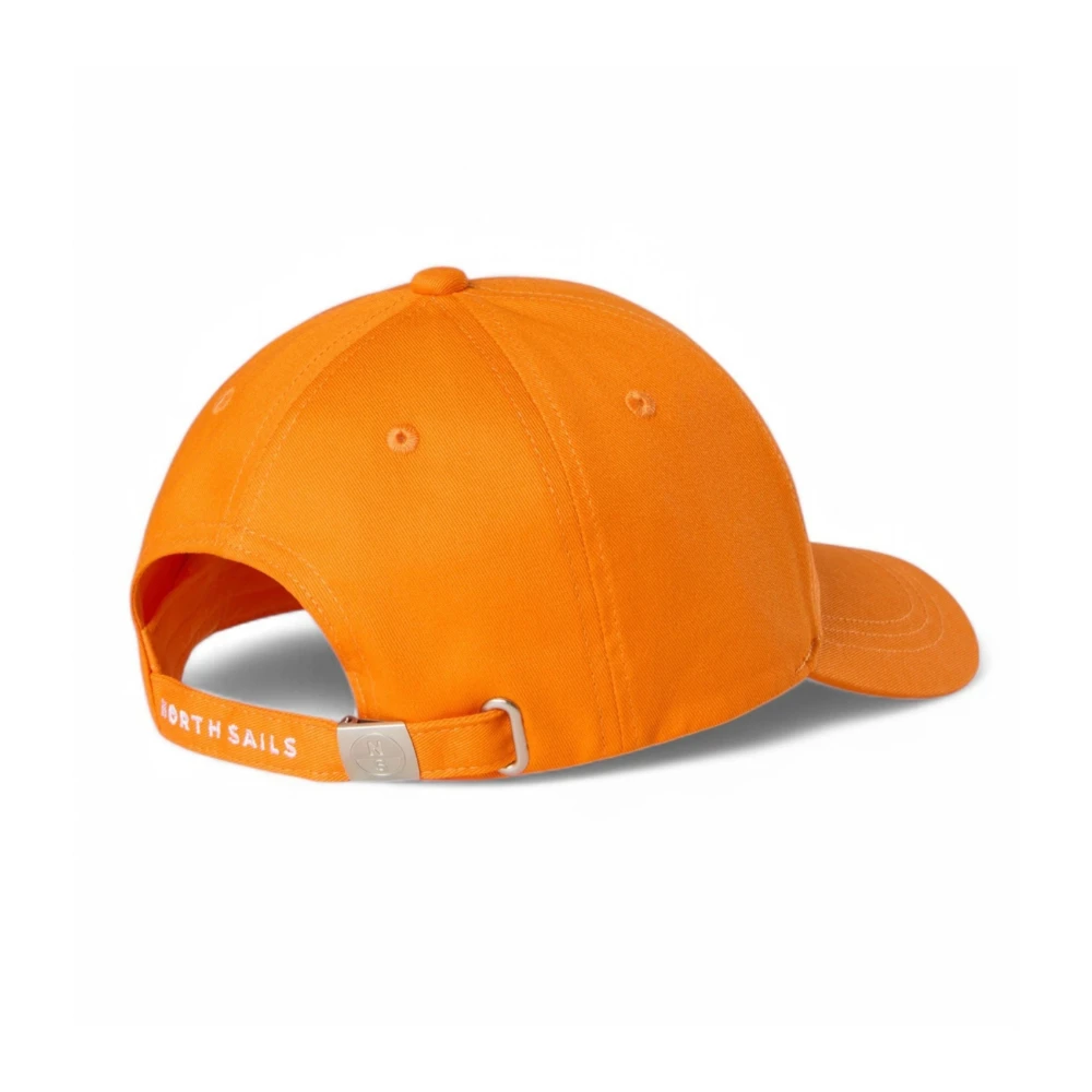 North Sails Uomo Arancione Cappello Baseball Trucker In Cotone Biologico - Immagine 3
