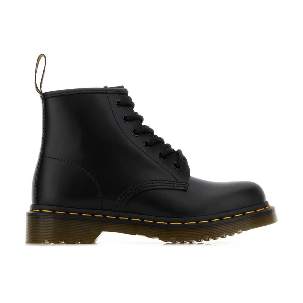 Dr. Martens Women's Black Lace-Up Boots, 6 Uk, 101 Lace-Up Boots