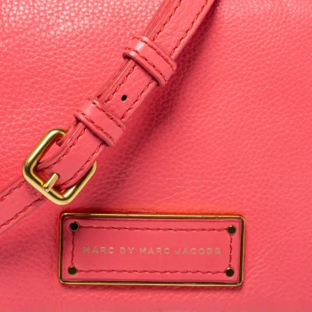 Marc Jacobs Pre-owned Leather shoulder-bags Orange Dames