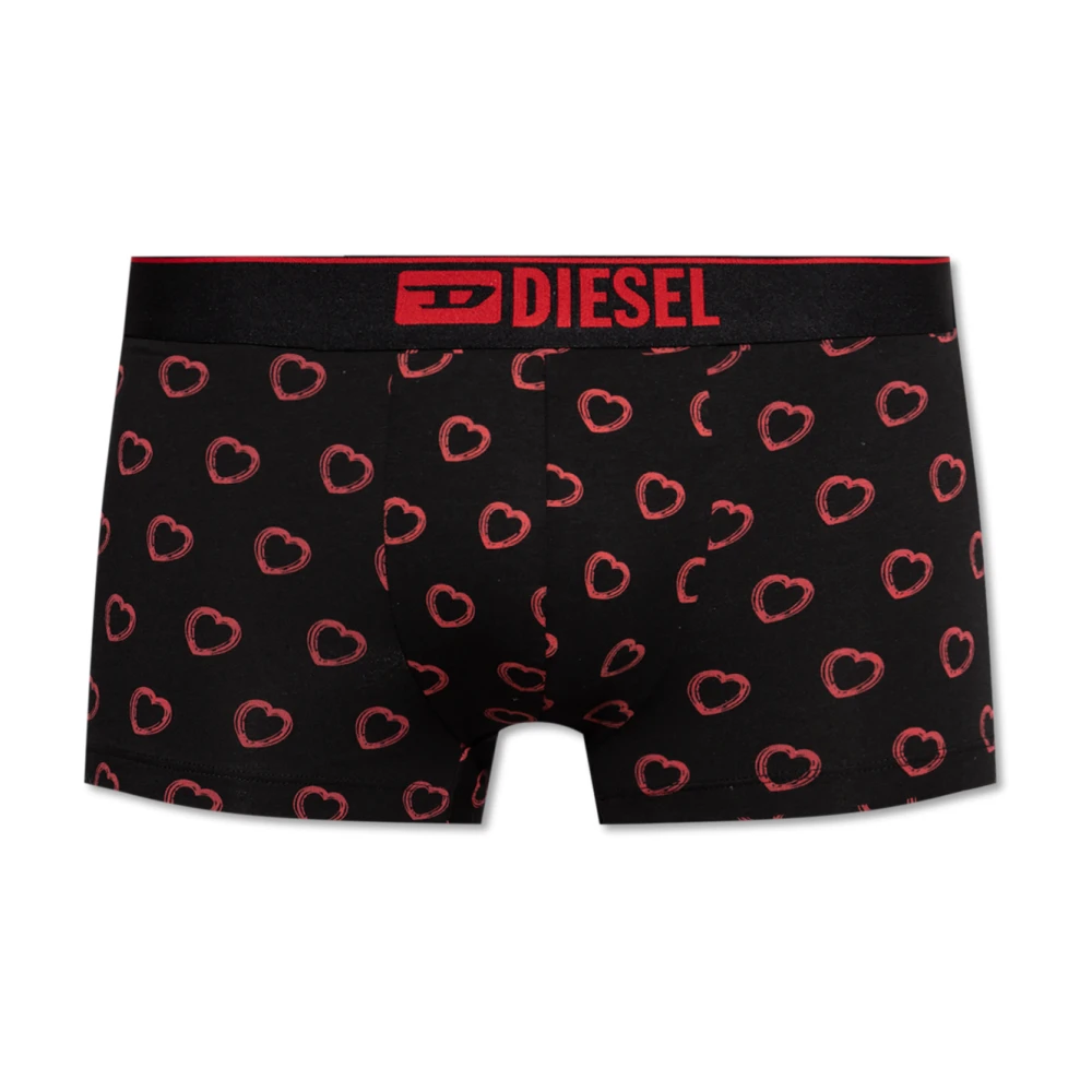 Diesel Gedrukte boxers Damien Boxers Black Heren