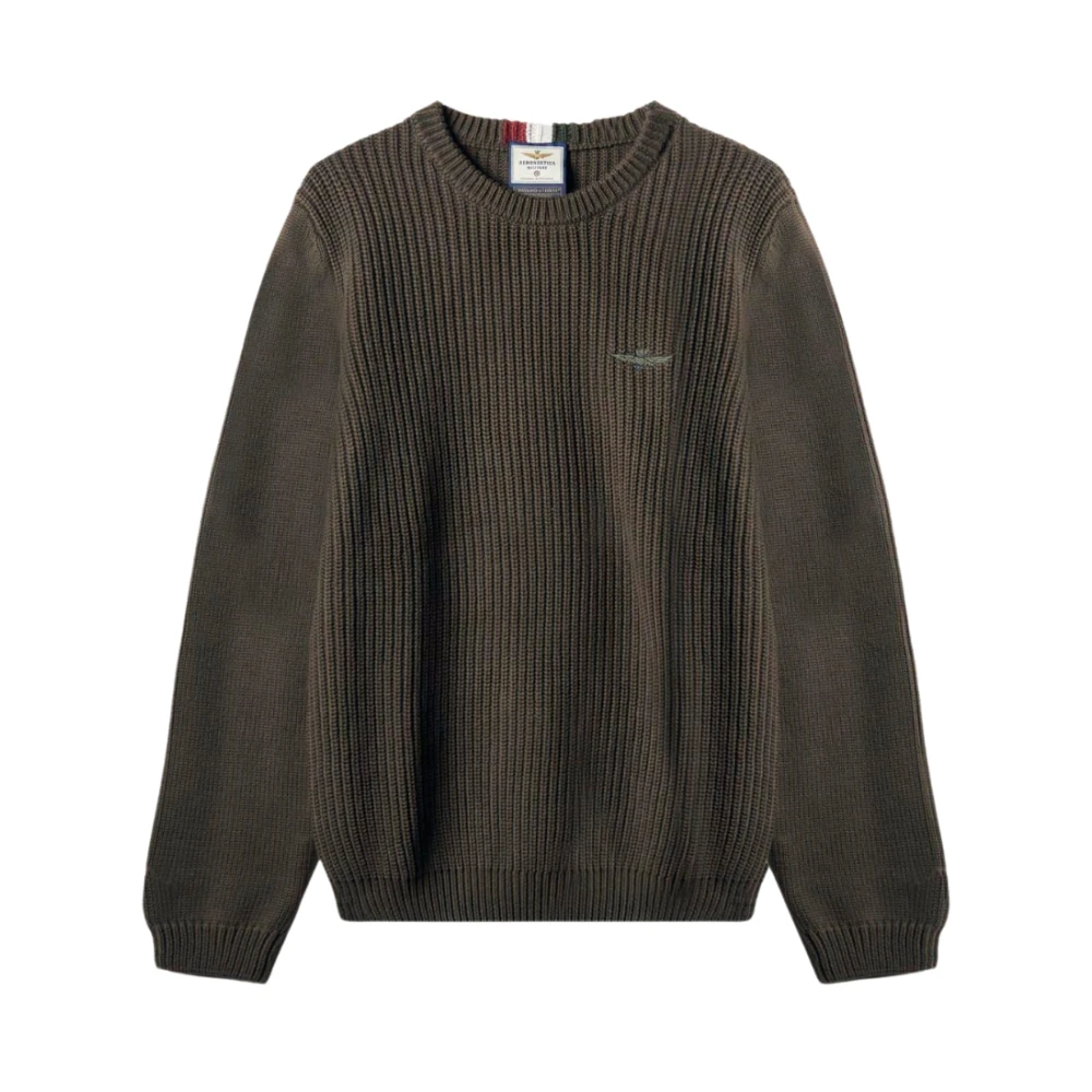 Aeronautica militare Groene militaire stijl trui Green Heren