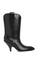 bottes-en-cuir-noir-a-bout-pointu