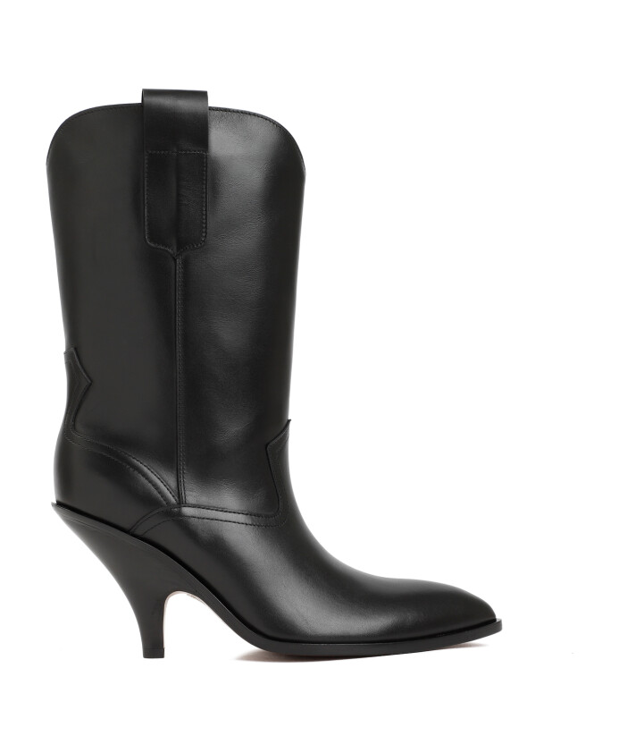 bottes-en-cuir-noir-a-bout-pointu