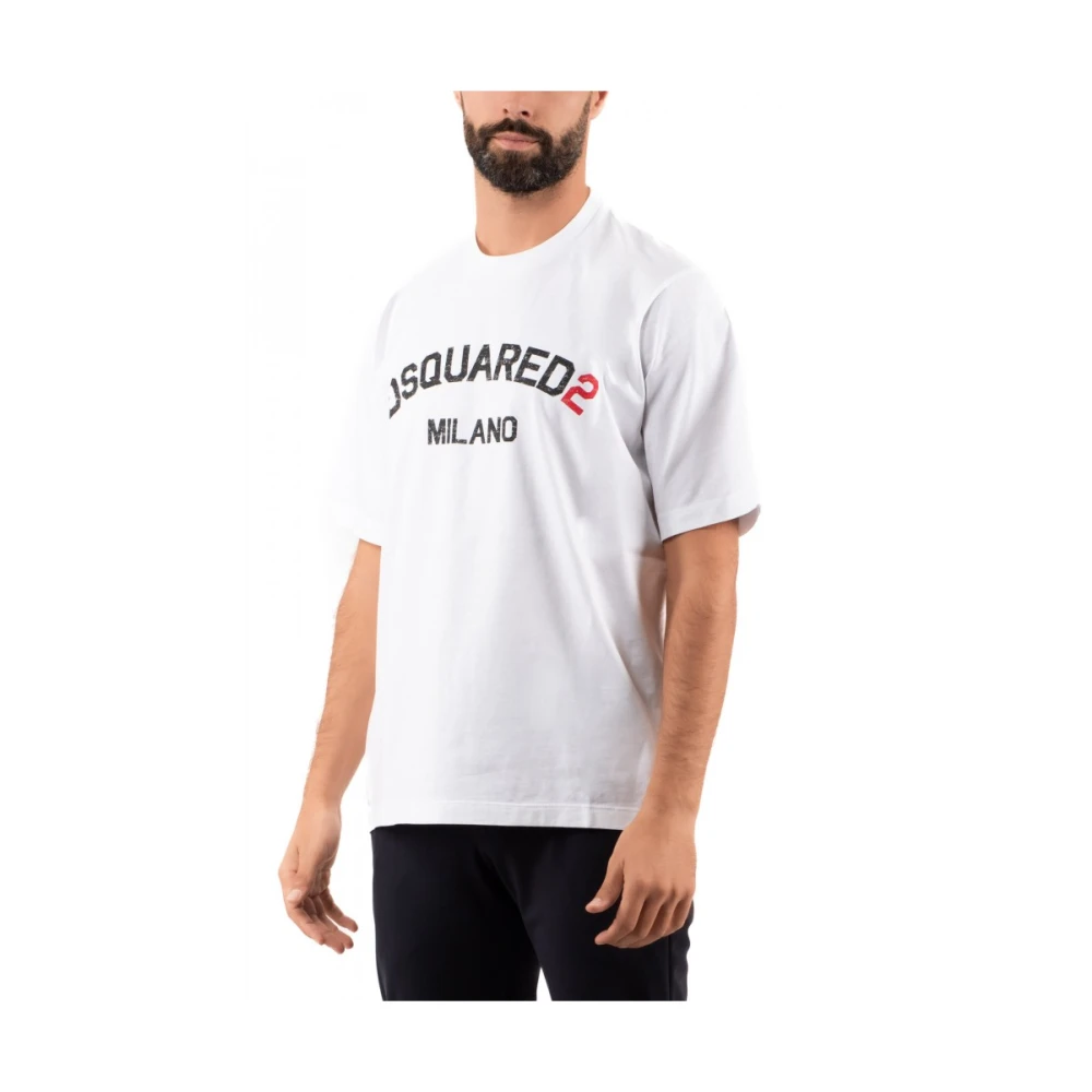 Dsquared2 Heren T-shirt White Heren