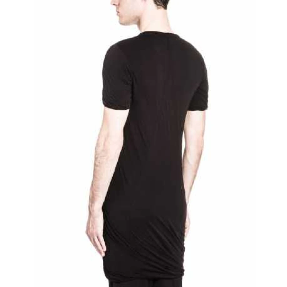 Rick Owens Double Tee Black Heren
