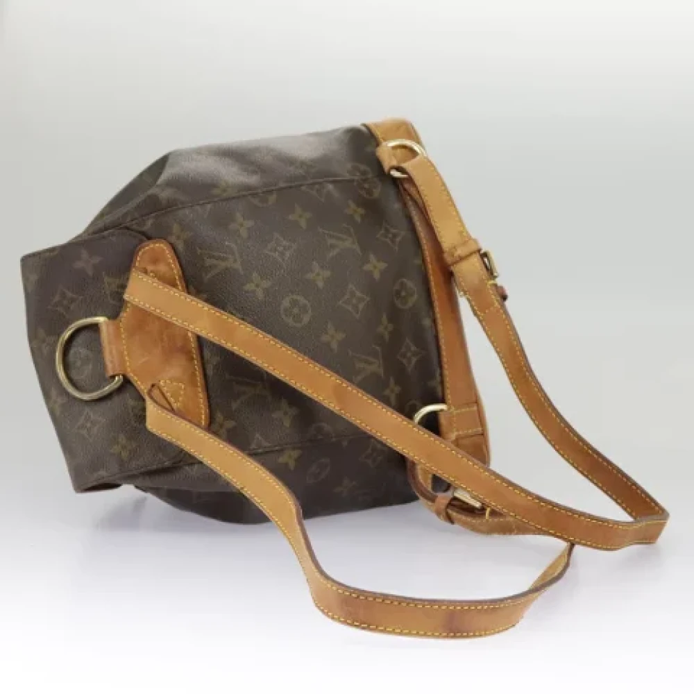 Louis Vuitton Vintage Pre-owned Canvas backpacks Brown Dames