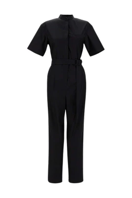 Jumpsuit med mandarin krage