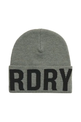 Ljusgrå Stickad Beanie Mössa