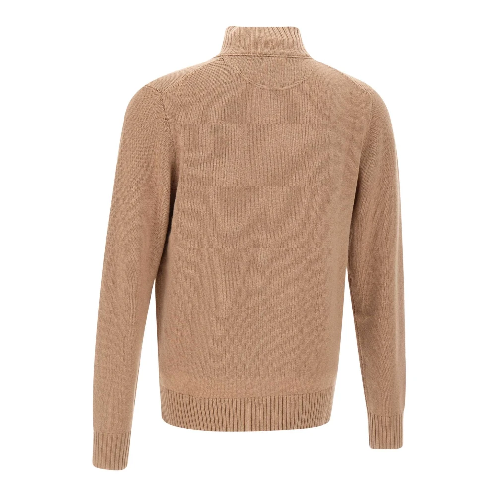 Sun68 Heren Wolmix Vest Beige Heren
