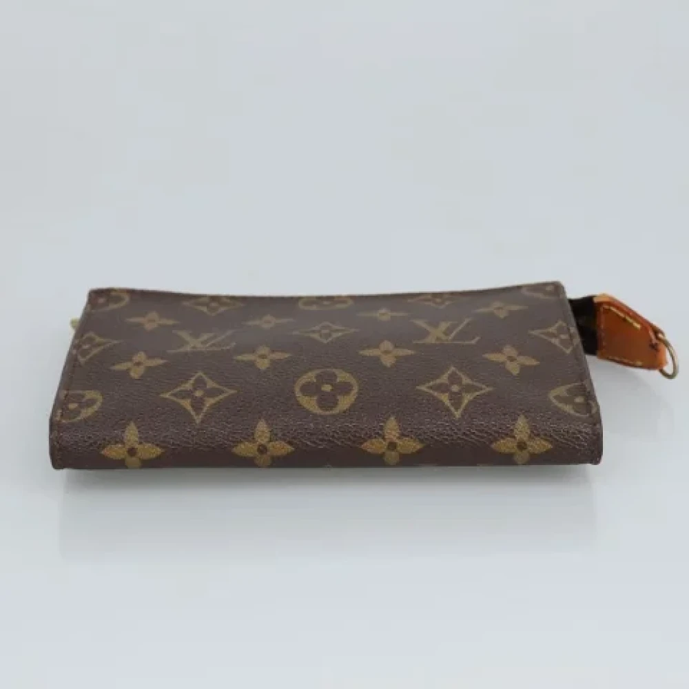 Louis Vuitton Vintage Pre-owned Leather pouches Brown Dames